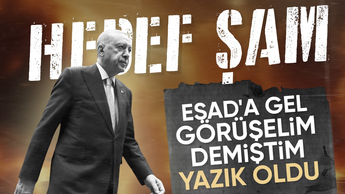 Cumhurbaşkanı Erdoğan: Hedef Şam, muhaliflerin yürüyüşü devam ediyor