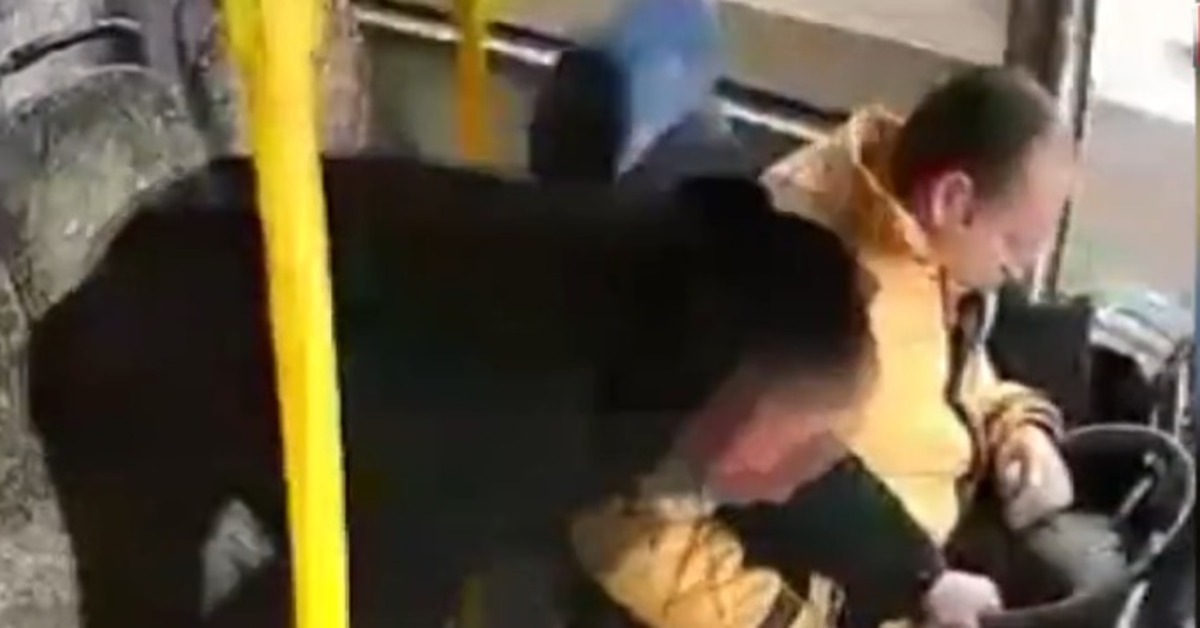 Bayılan şoför kaza yaptı!