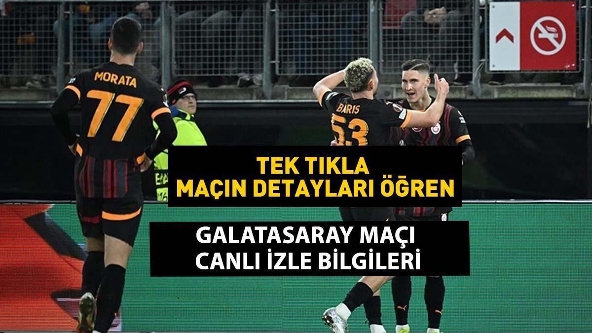 Galatasaray AZ canlı izle! AZ Galatasaray maçı izle! TRT 1 Canlı Yayın (Şifresiz & Kesintisiz HD)