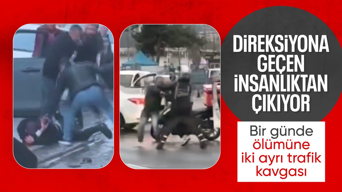 İstanbul’dan trafik kavgası manzaraları