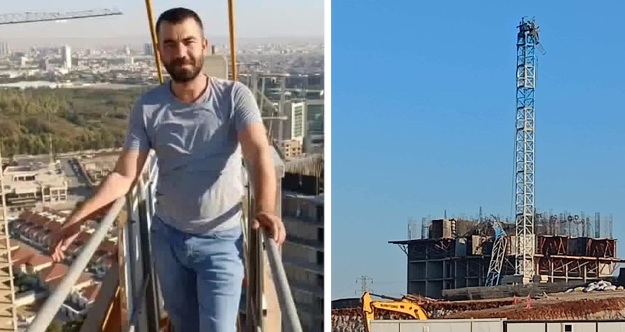 Osmaniye’de kule vinci devrildi: Bir işçi öldü